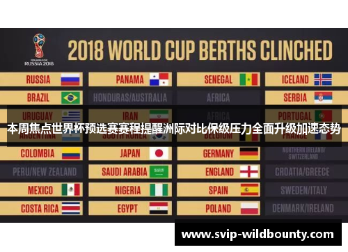 本周焦点世界杯预选赛赛程提醒洲际对比保级压力全面升级加速态势 本周焦点世界杯预选赛赛程提醒洲际对比保级压力全面升级加速态势